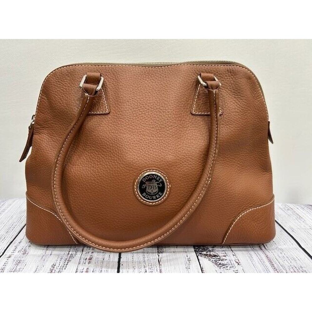 Dooney & Bourke Tan Leather Shoulder Bag